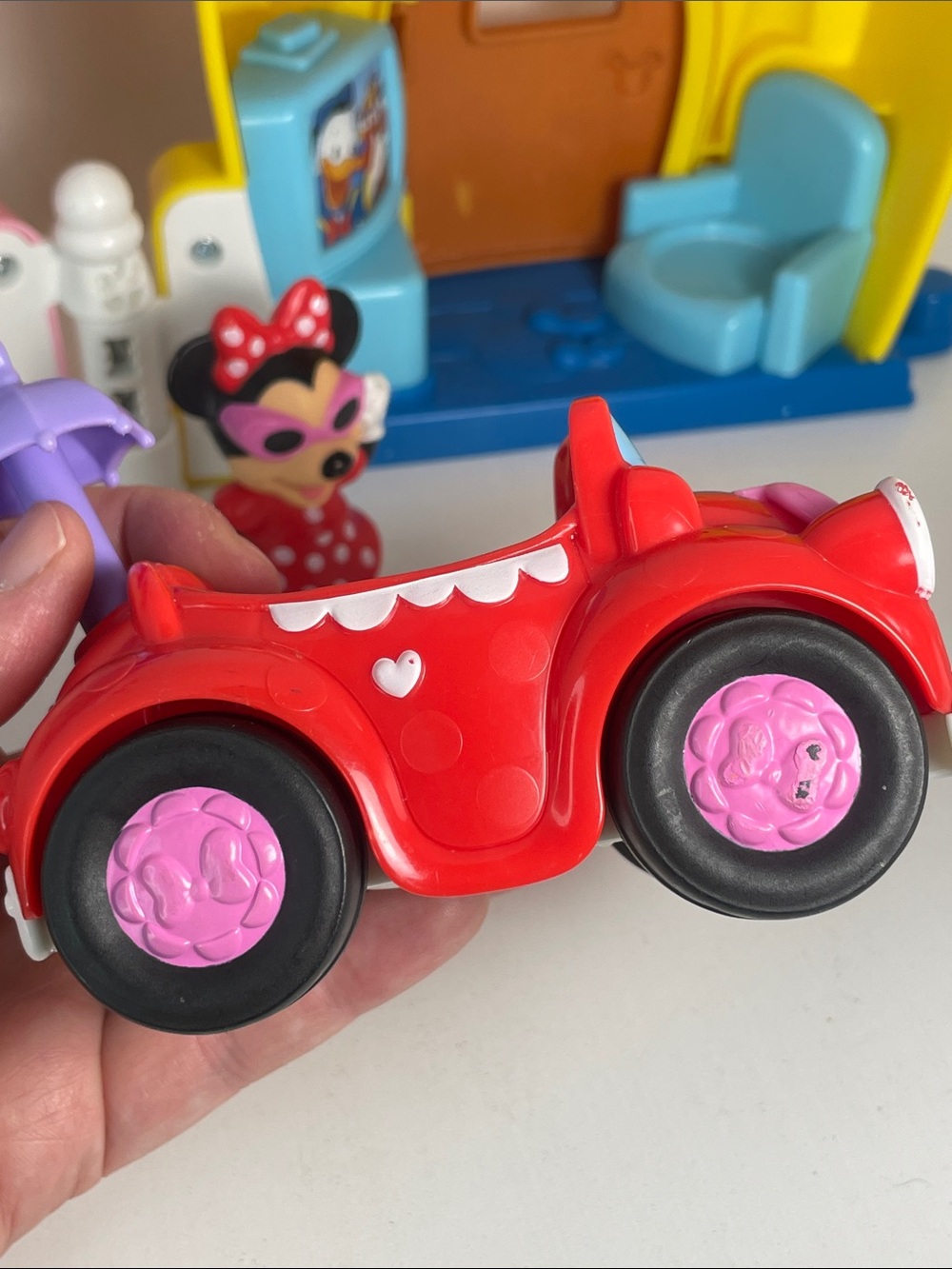 Fisher-Price Little People Minnie Mouse Playset with House and Car - Picture 13 of 16